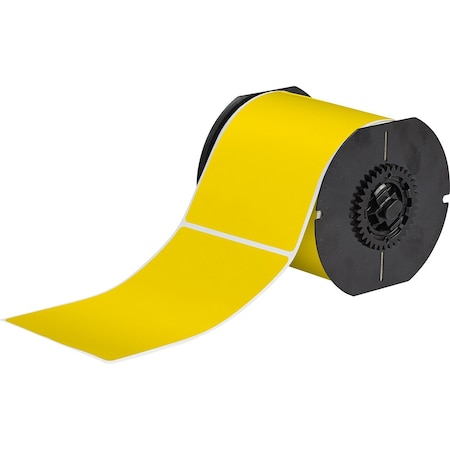 Brady B33 Series Weather Resistant Outdoor Polyester Labels 6 in H x 4 in W YL 250/RL B33-25-8591-YL